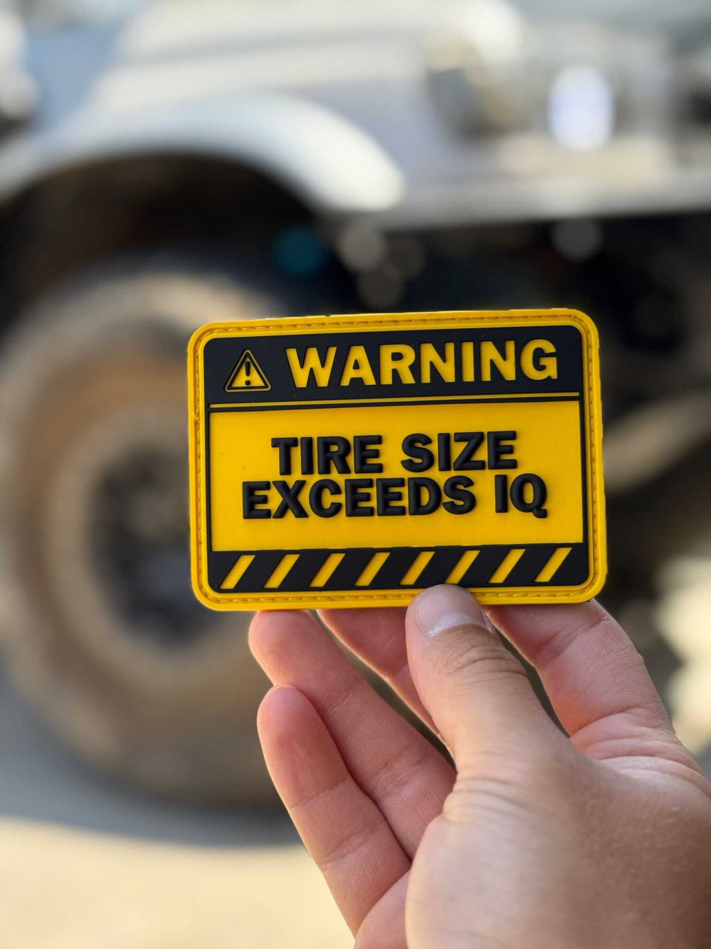 Tire Size Exceeds IQ Patch