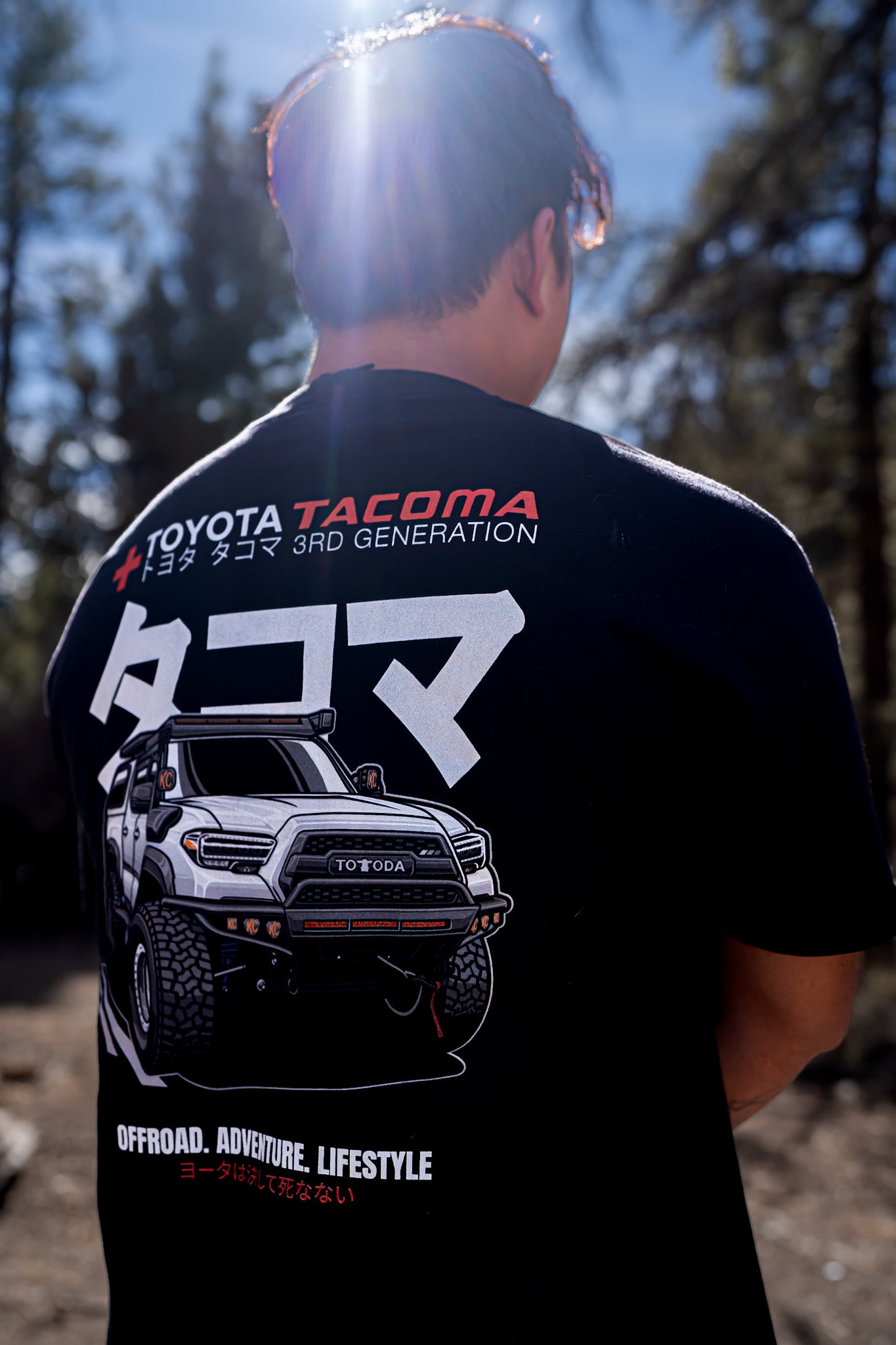 3rd Gen Tacoma Shirt Large Rear Print