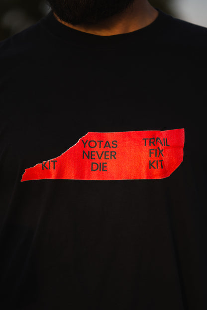 Duct Tape Trail Fix Yotas Never Die T-Shirt