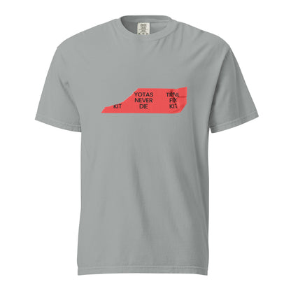 Duct Tape Trail Fix Yotas Never Die T-Shirt